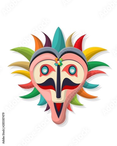 Carnival mask vector