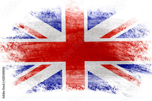 England flag in grunge style. English flag with grunge texture. The national symbol of Great Britain.