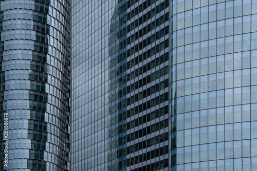 Detail of a modern glazed office buildingArchitecture of a large residential building