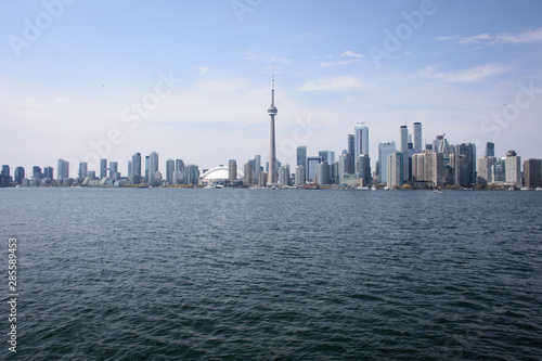 Skyline de Toronto  Canad    con un cielo despejado