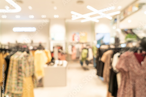 abstract blur shopping mall and retail store for background