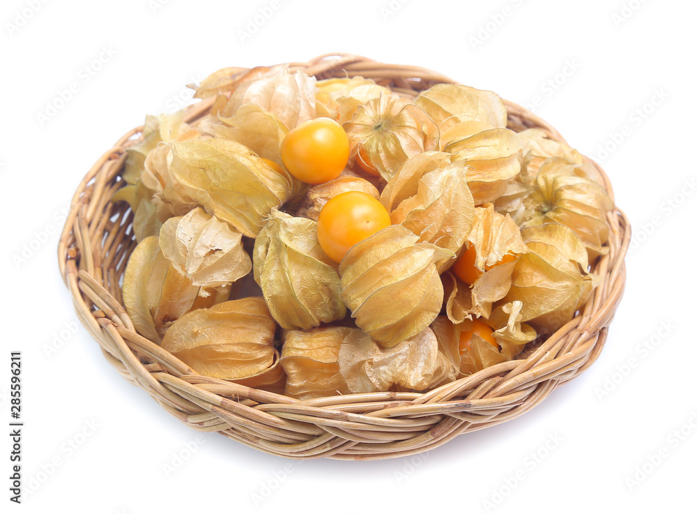Physalis ,cape gooseberry isolated on white Physalis ,cape gooseberry isolated on white