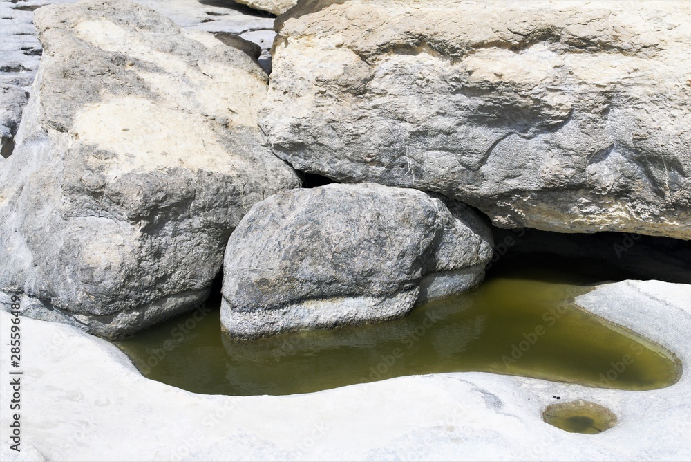 Pond with sea water among the stones on the island of Malta. Pond with sea water among the stones on the island of Malta.