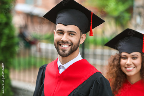 Happy students in bachelor ...