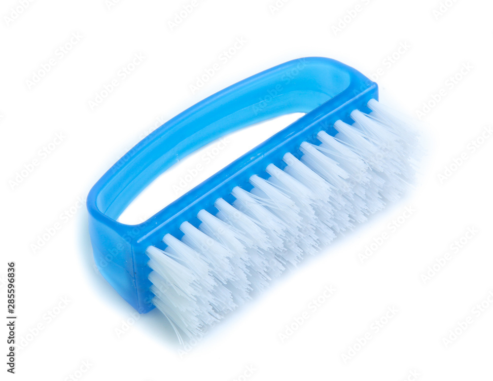 cleaning brush isolated on white background cleaning brush isolated on white background
