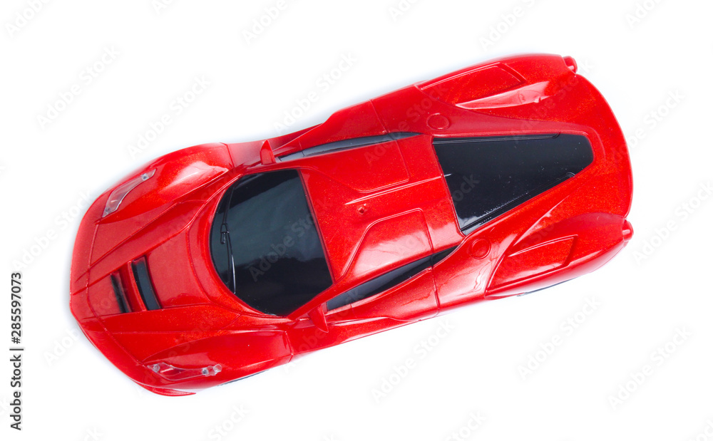 toy car isolated on whited background
