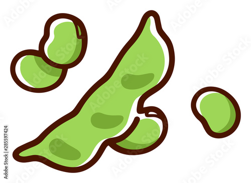 枝豆 可愛い手書きイラスト Stock Vector Adobe Stock 枝豆 可愛い手書きイラスト Stock Vector Adobe Stock