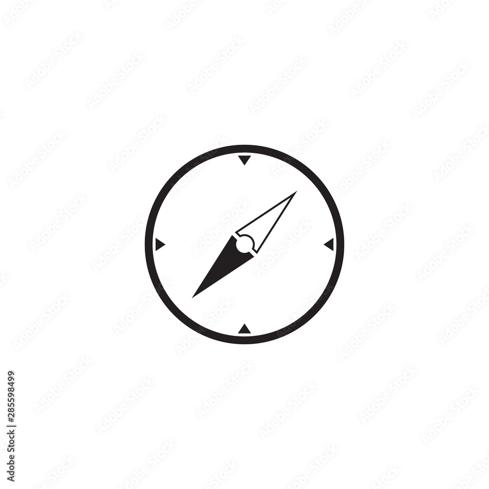 Vector compass icon. Vector web design isolated Vector compass icon. Vector web design isolated