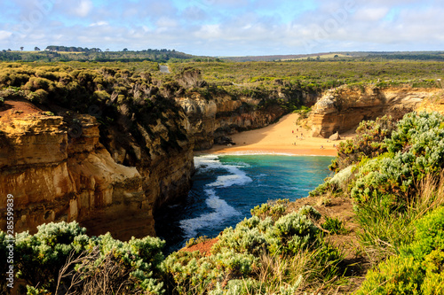 Loch Ard Gorge is part of Port Campbell National Park on Great Ocean Road, Victoria, Australia.