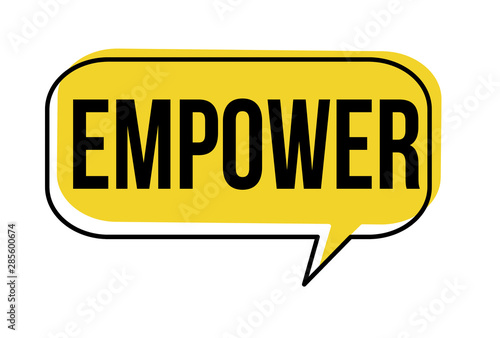 Empower speech bubble