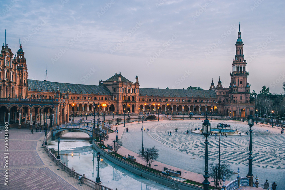 Fototapeta premium Séville place d'Espagne Espagne