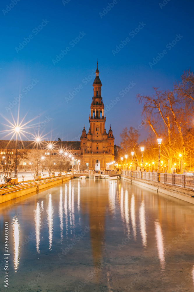 Obraz premium Séville place d'Espagne Espagne