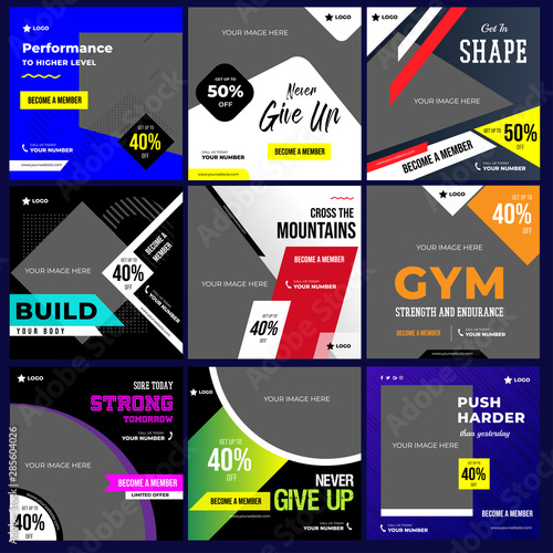 Social media templates