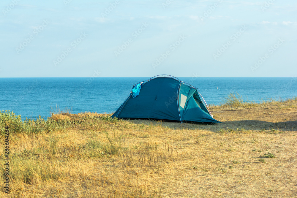 summer camp for tourists on the Black Sea