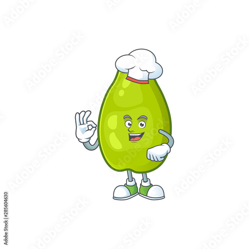 Chef papaya fresh on the cartoon character