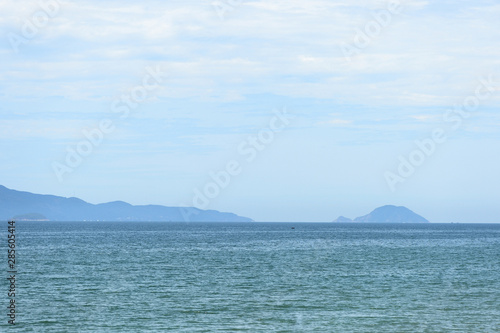 Morning sea landscape with views of the islands. Hoi An, Vietnam
