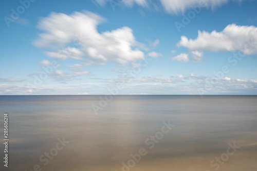 Long Exposure Photograph of the Baltic Sea at a Beach in Latvia