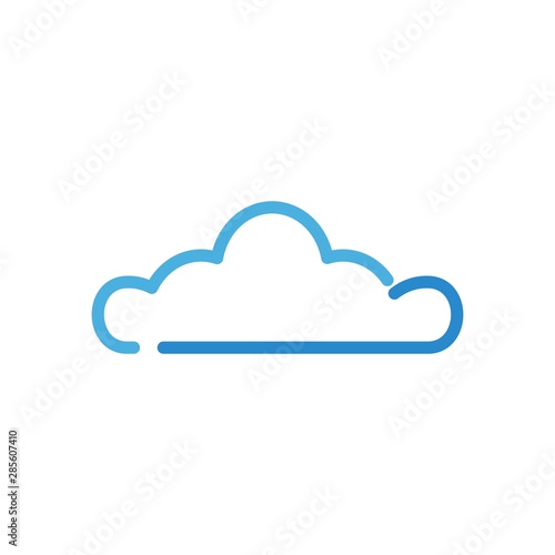 cloud logo vecto