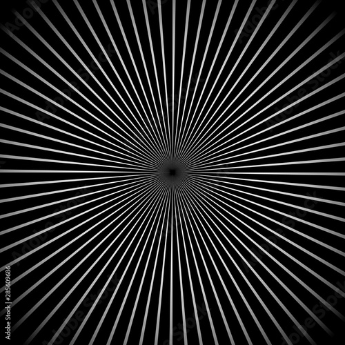 monochrome black and white lines background. optical illusion