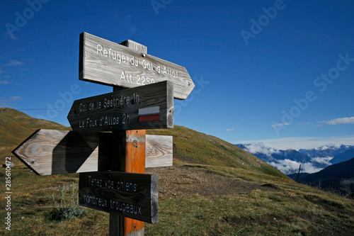 Direction Indicator in the Alps