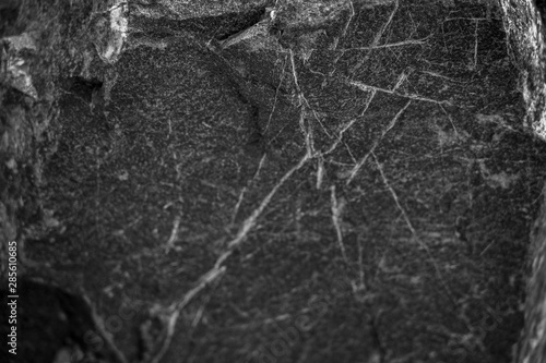 Stone texture in black and white color