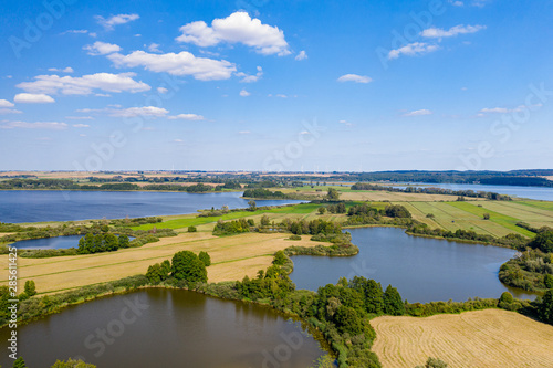 Aussicht auf den Uckersee und die Landschaft der Uckermark