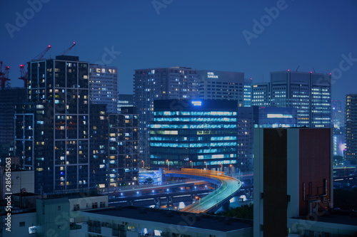 【東京都】品川シーサイドの夜景 / 【Tokyo】Night view of Shinagawa sea side