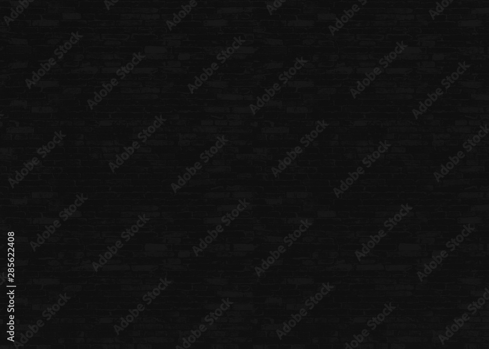 Black Brick Wall Background Texture 3D Render Black Brick Wall Background Texture 3D Render