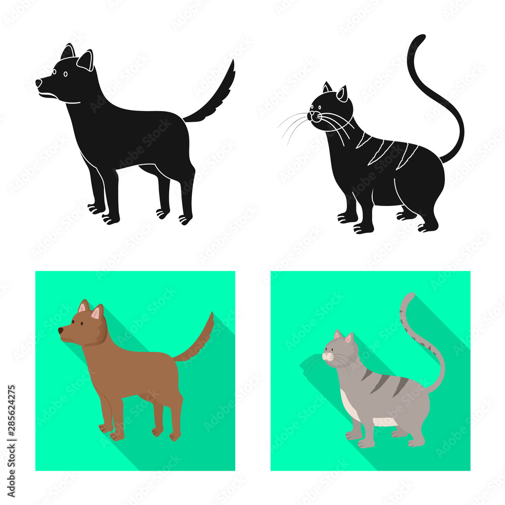 Vector illustration of breeding and kitchen icon. Set of breeding and organic stock vector illustration.