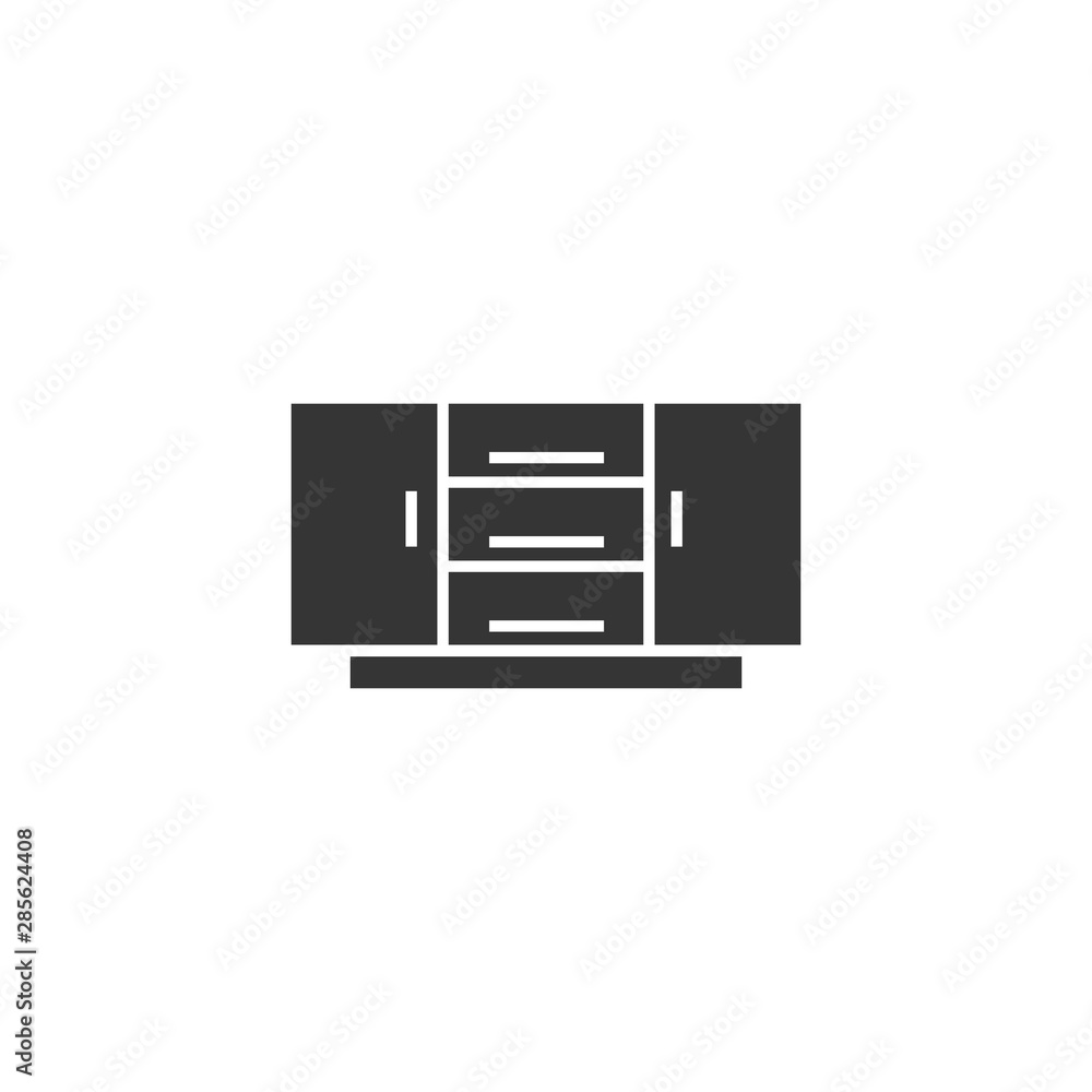 Cabinet icon. Cupboard icon. New trendy cabinet vector illustration symbol. eps file. Cabinet icon. Cupboard icon. New trendy cabinet vector illustration symbol. eps file.