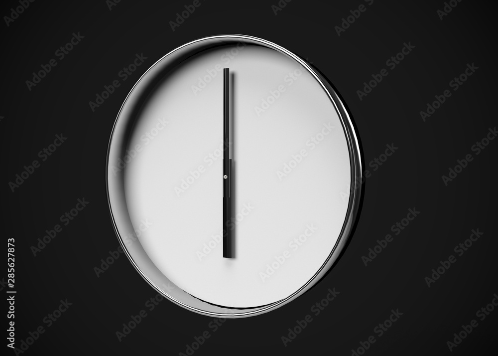 Clock 6 O’Clock Time 3D Render Clock 6 O’Clock Time 3D Render