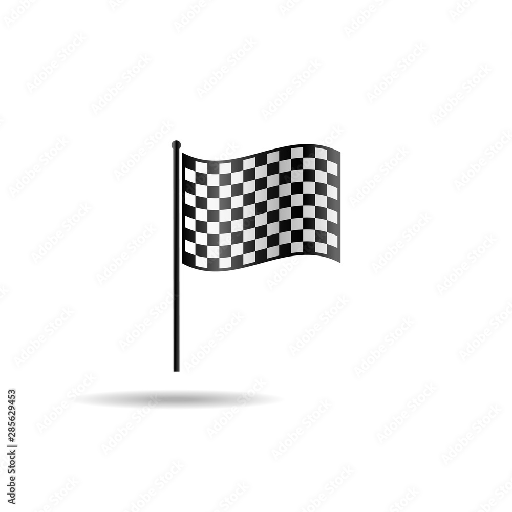 Fototapeta premium Checkered Flag vector,