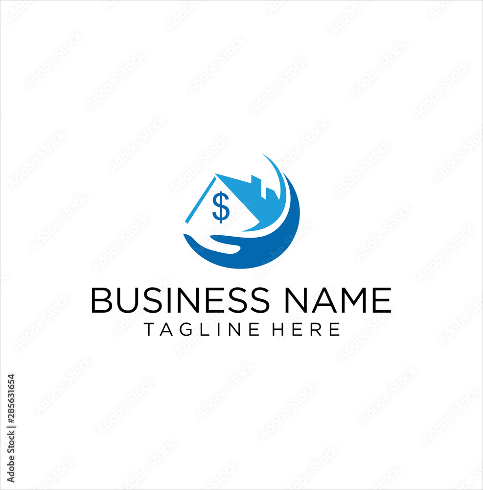 Buy House Logo Design Business. Rent Home Logo Design . Real Estate Loan Logo Design Vector Stock Illustration Buy House Logo Design Business. Rent Home Logo Design . Real Estate Loan Logo Design Vector Stock Illustration