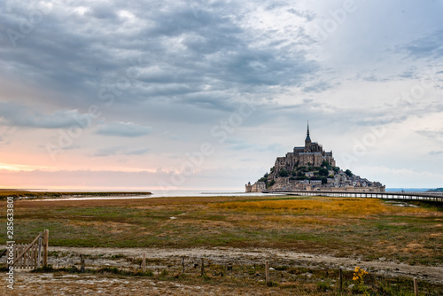 View of Mont Saint Michel against sky