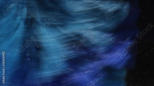 Rollers rotating in the process of washing and polishing the car