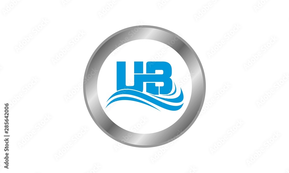 Abstract UB alphabet icon Abstract UB alphabet icon