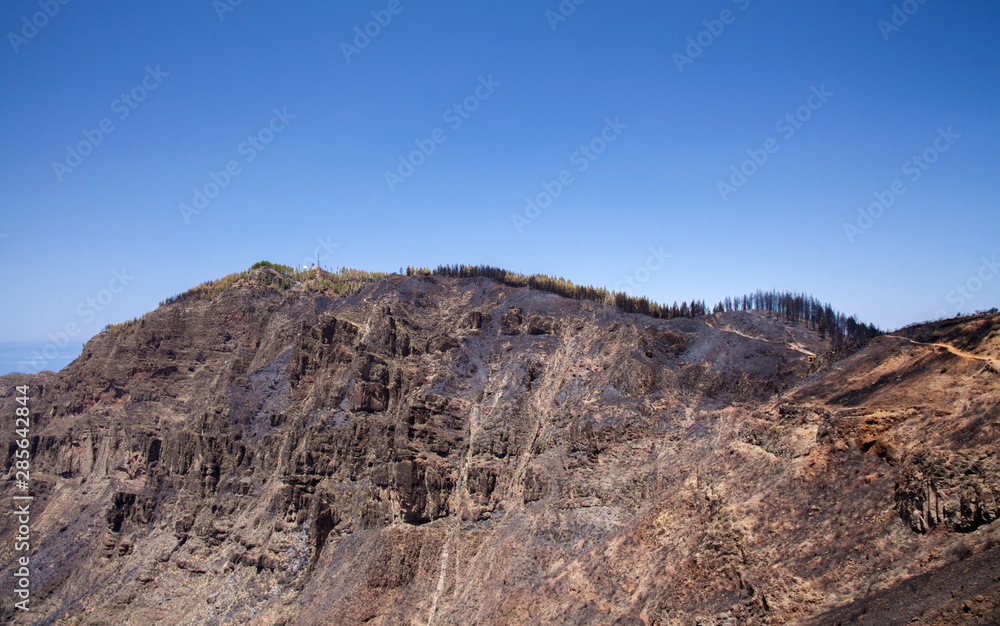 Gran Canaria after wild fire Gran Canaria after wild fire
