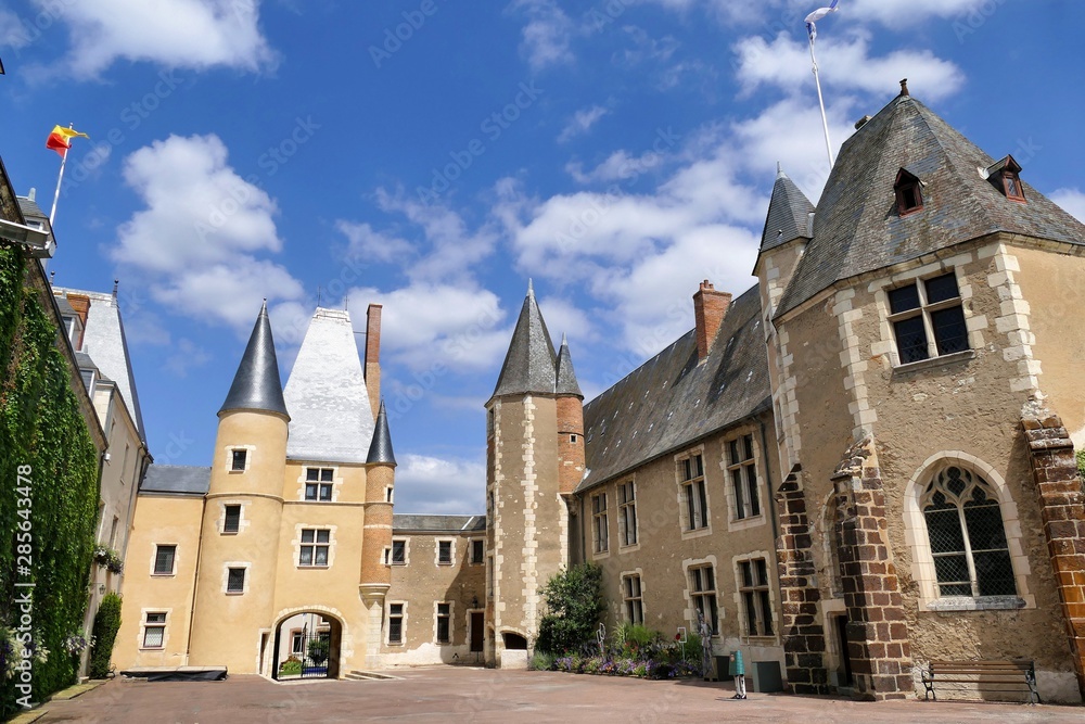 Château d’Aubigny-sur-Nère, Cher, France
