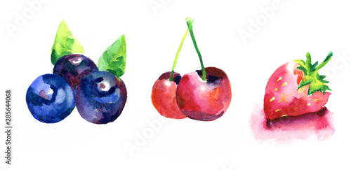 Fototapeta Naklejka Na Ścianę i Meble -  Fruits and berries