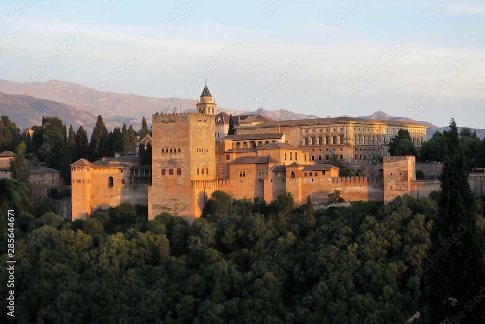 Palacios Nazaríes en la Alhambra de Granada