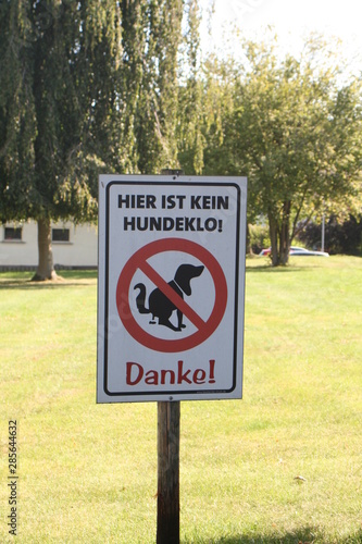 Wallpaper Mural Schild" Hunde verboten" Torontodigital.ca