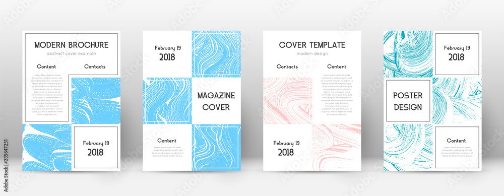 Cover page design template. Business brochure layo Cover page design template. Business brochure layo