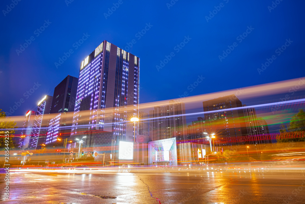 Fototapeta premium The city at night