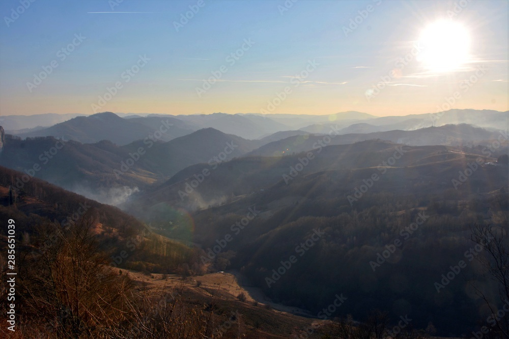 landscape from the Apuseni mountains
