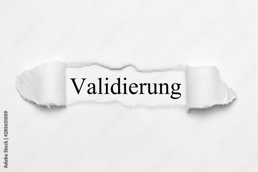 Validierung Validierung