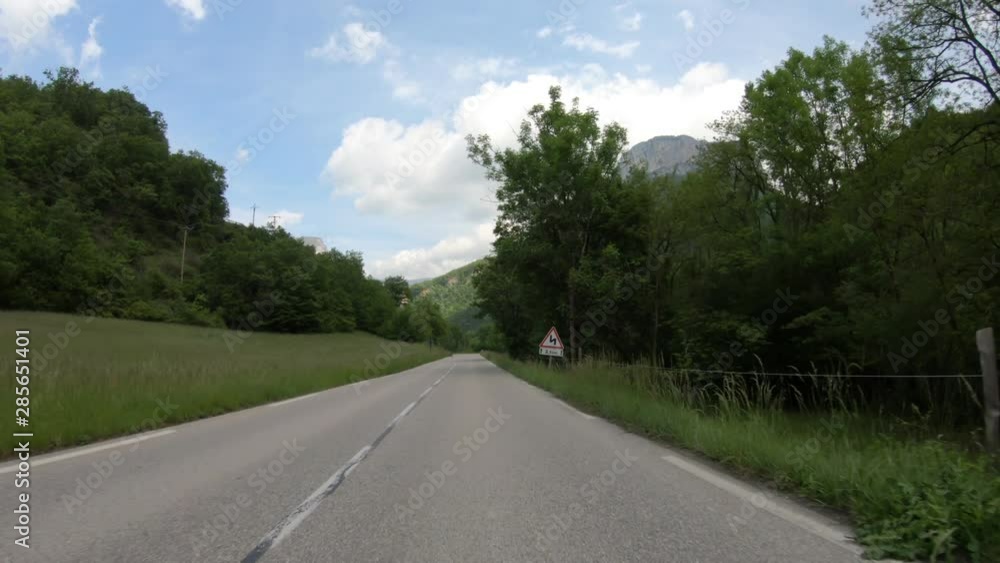 Traveling in Bourne gorge, Isère, France. Frontal onboard Gopro7 Traveling in Bourne gorge, Isère, France. Frontal onboard Gopro7