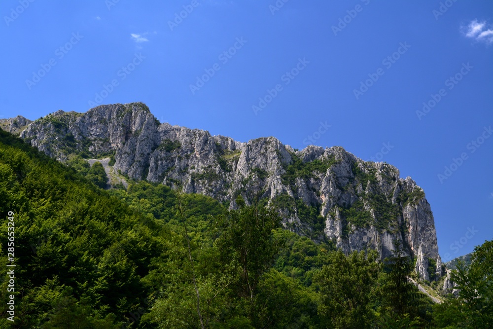 rocky landscape in Apuseni Mountains