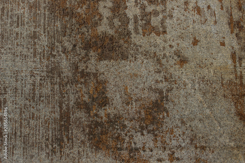 Cement surface sidewalk background. Rusty marks