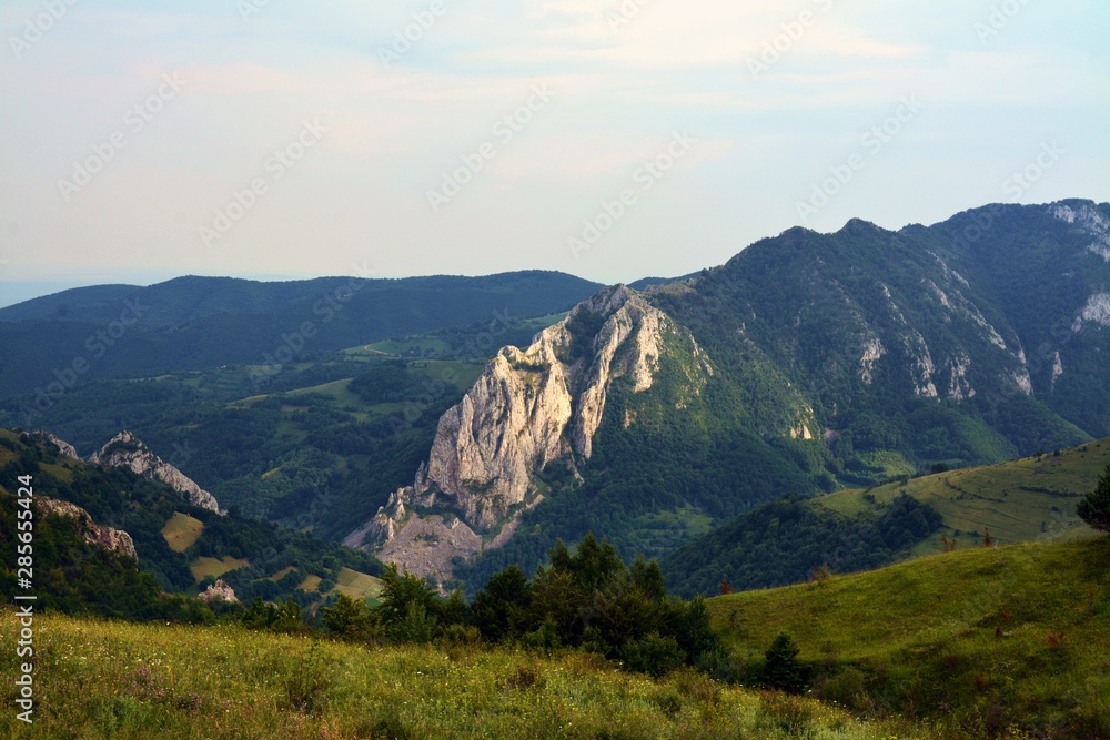 rocky landscape in Apuseni Mountains