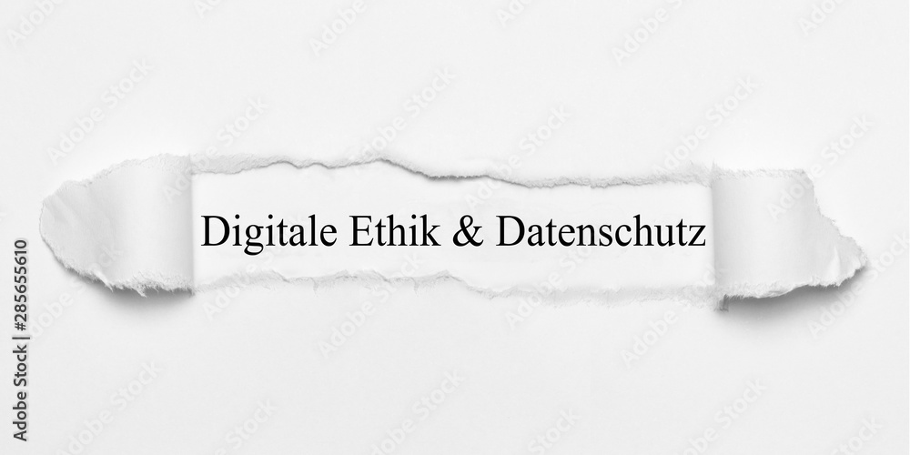 Digitale Ethik & Datenschutz  - obrazy, fototapety, plakaty 